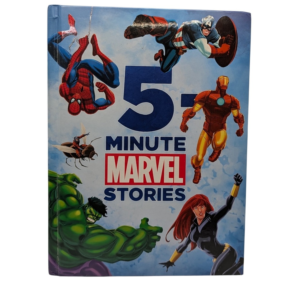 Five Minute Marvel Stories First Edition Superheroes‎ Picture Book Hardcover